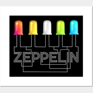 led zeplightplin Posters and Art